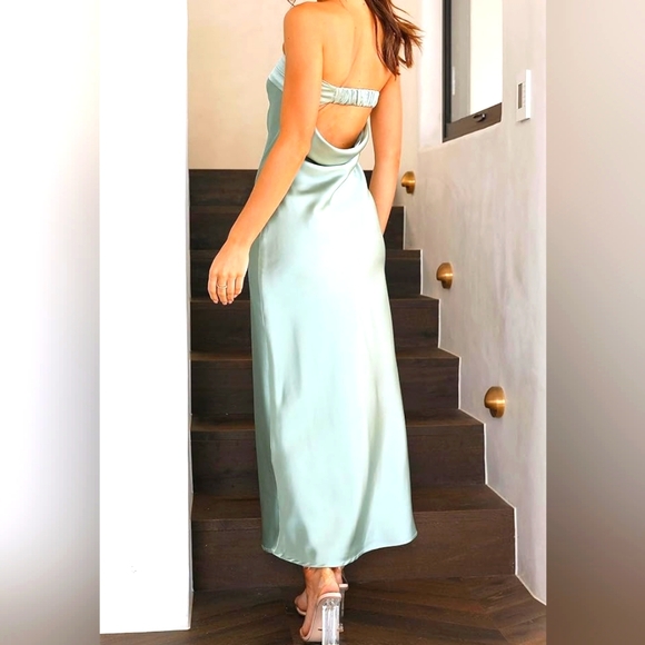 Strapless Silk Gown - Picture 3 of 3